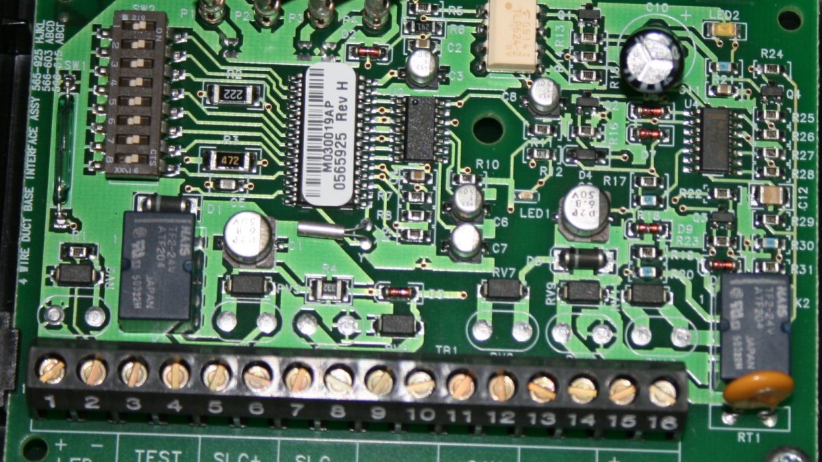Simplex 562-955/565-925 REPLACEMENT BOARD 4098 4 Wire Duct Sensor board 