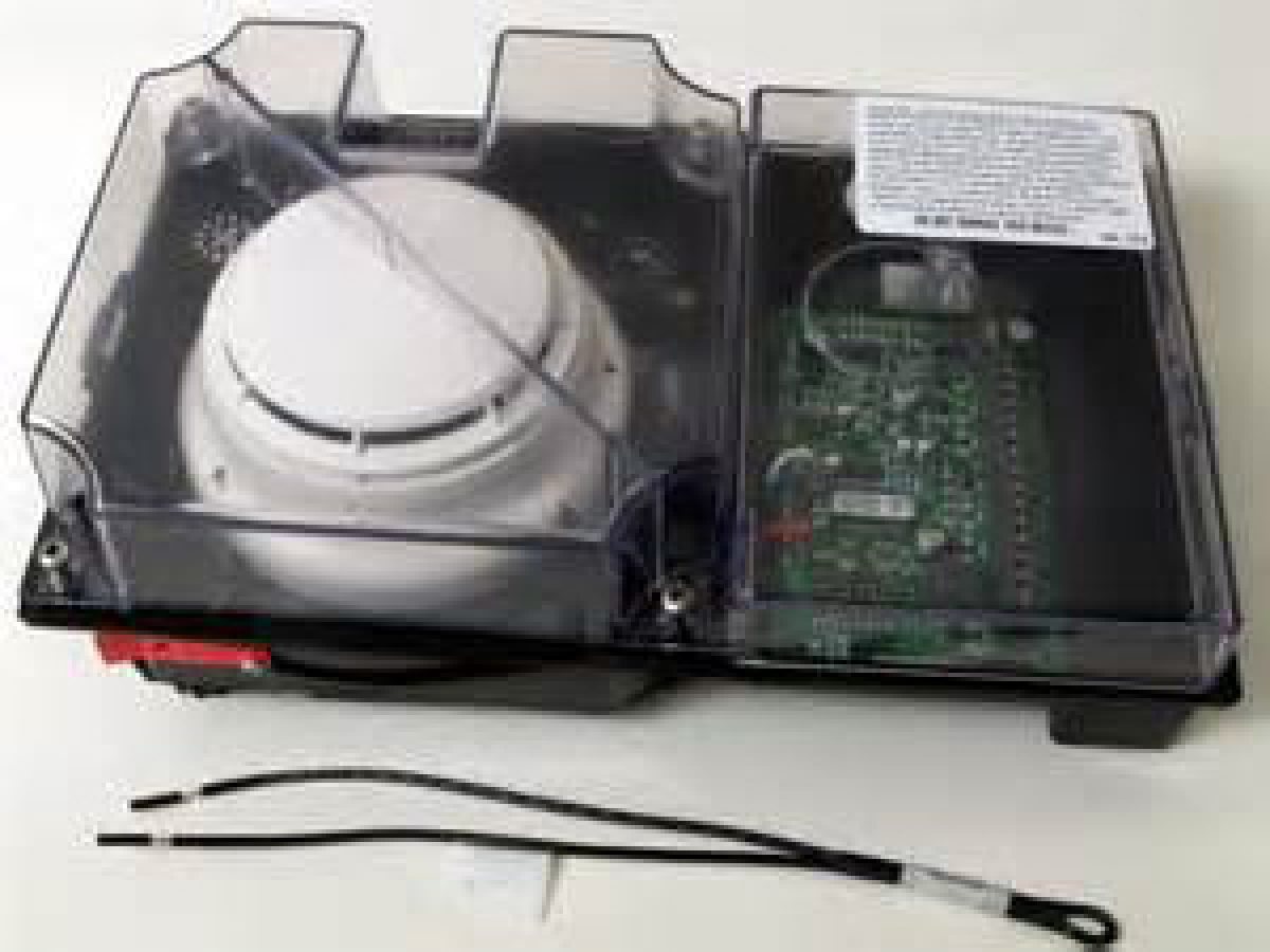 Simplex 4098-9756 Fire Alarm Duct Smoke Detector Housing w/ 4098-9714 Detector 