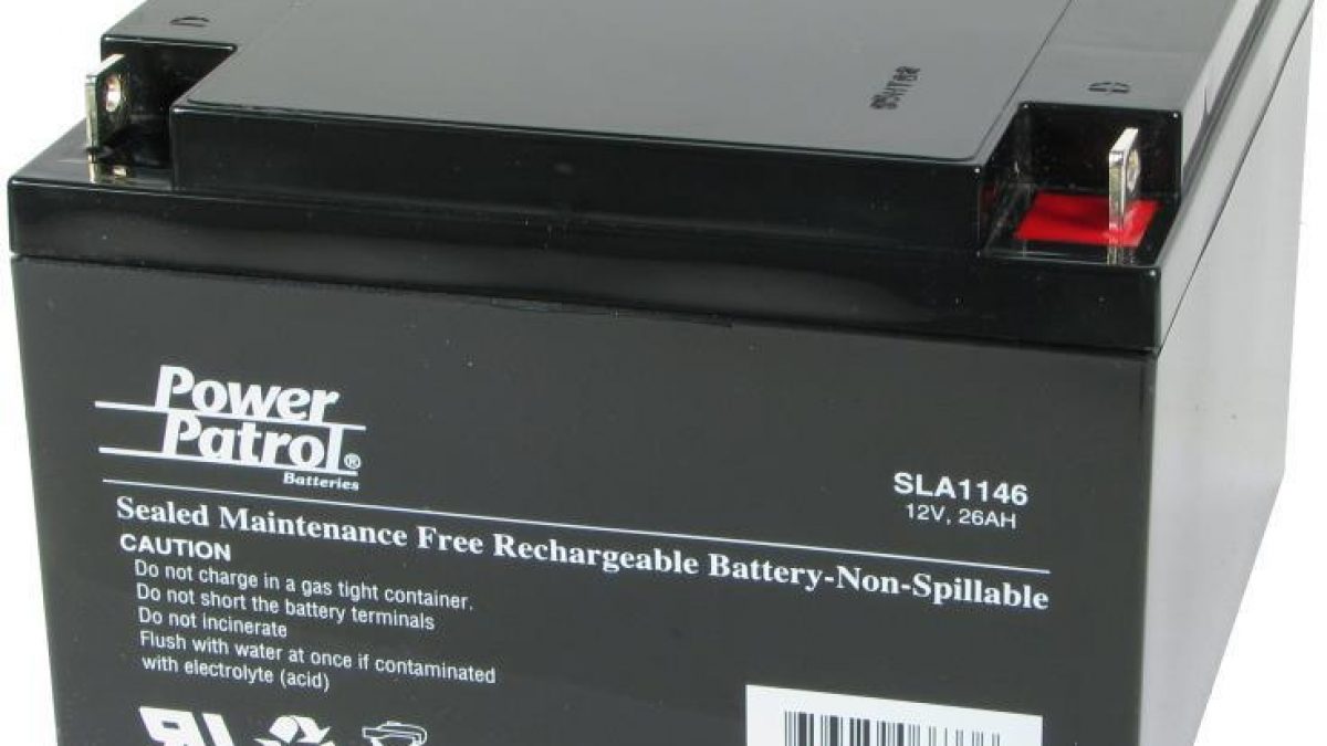 Simplex (2081-9287) 12v 26ah Fire Alarm Battery Replacement, 112-134