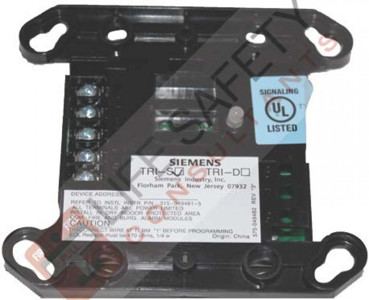 Siemens Pyrotronics 500-896224 TRI-R Intel Interface Addressable Relay *New* 