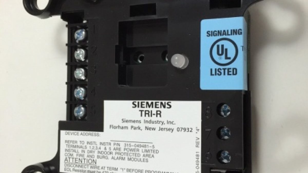 SIEMENS TRI-S ADDRESSABLE  ZONE MODULE 24+ AVAIL. IN STATIC BAGS 