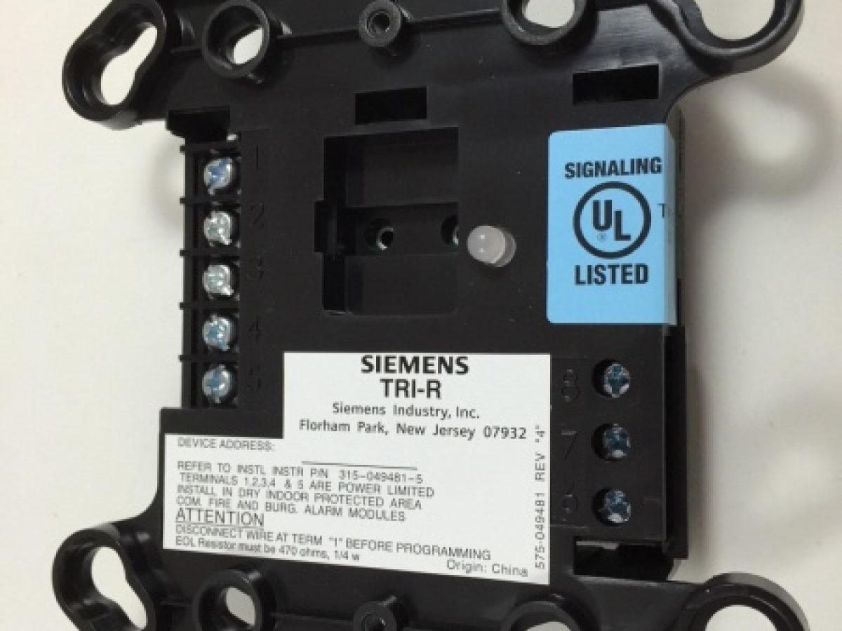 SIEMENS HTRI-R INTELLIGENT INTERFACE RELAY MODULE FIRE ALARM 500-033300