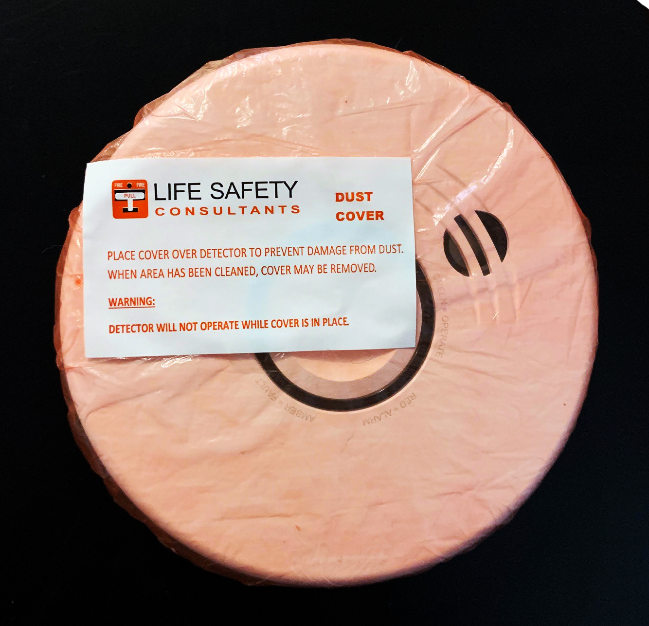 Pack Fire Smoke Alarm Smoke Detector Dust Cover Building 1,10,25,50,100 