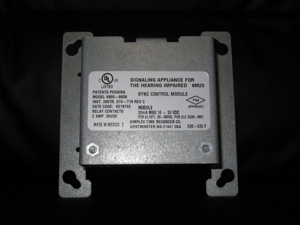 Simplex (4905-9938) SmartSync Control Module 0626630