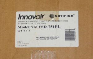 notifier fsd-751pl 2 duct