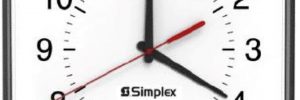 Simplex (2310-9271A) 12″ Square Replacement Synchronized Clock