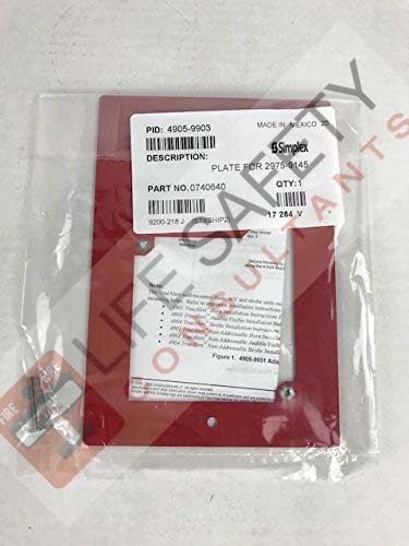 SIMPLEX 4905-9921 TRIM PLATE FREE SHIPPING THE SAME BUSINESS DAY 
