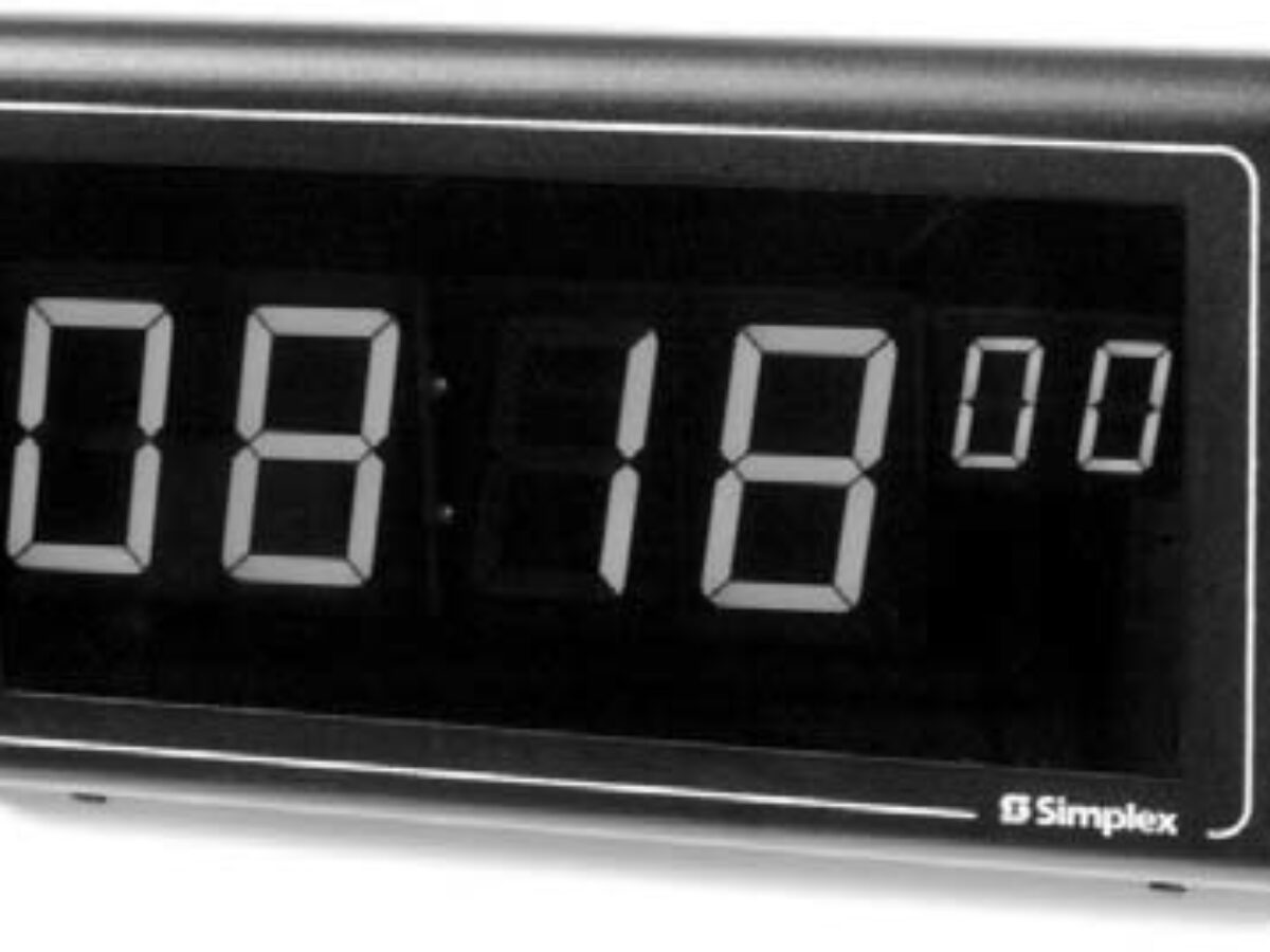 Simplex-6303-9101-LED-Clock-