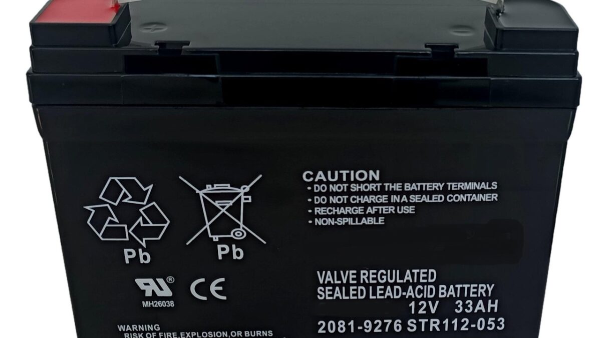 Simplex (2081-9276) 12v 33ah Fire Alarm Battery Replacement