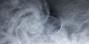 Smoke detector with smoke