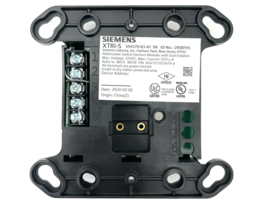 Siemens (XTRI-S) Interface Module - Single Input Module S54370-B3-A1 ...