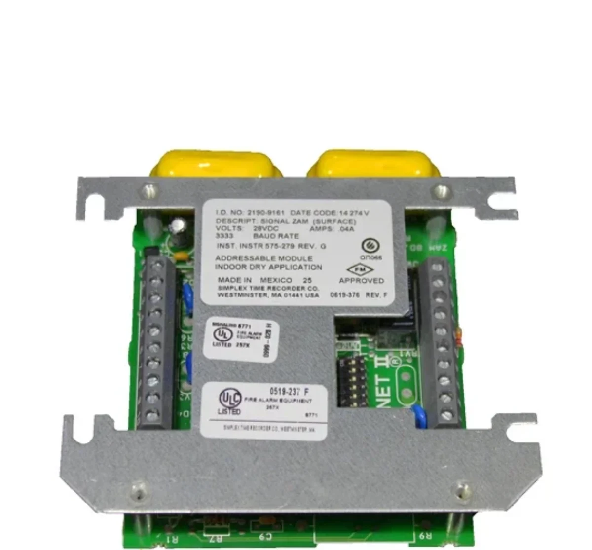 Simplex (2190-9161) Mpx sig zam class b fl map 2 - Life Safety