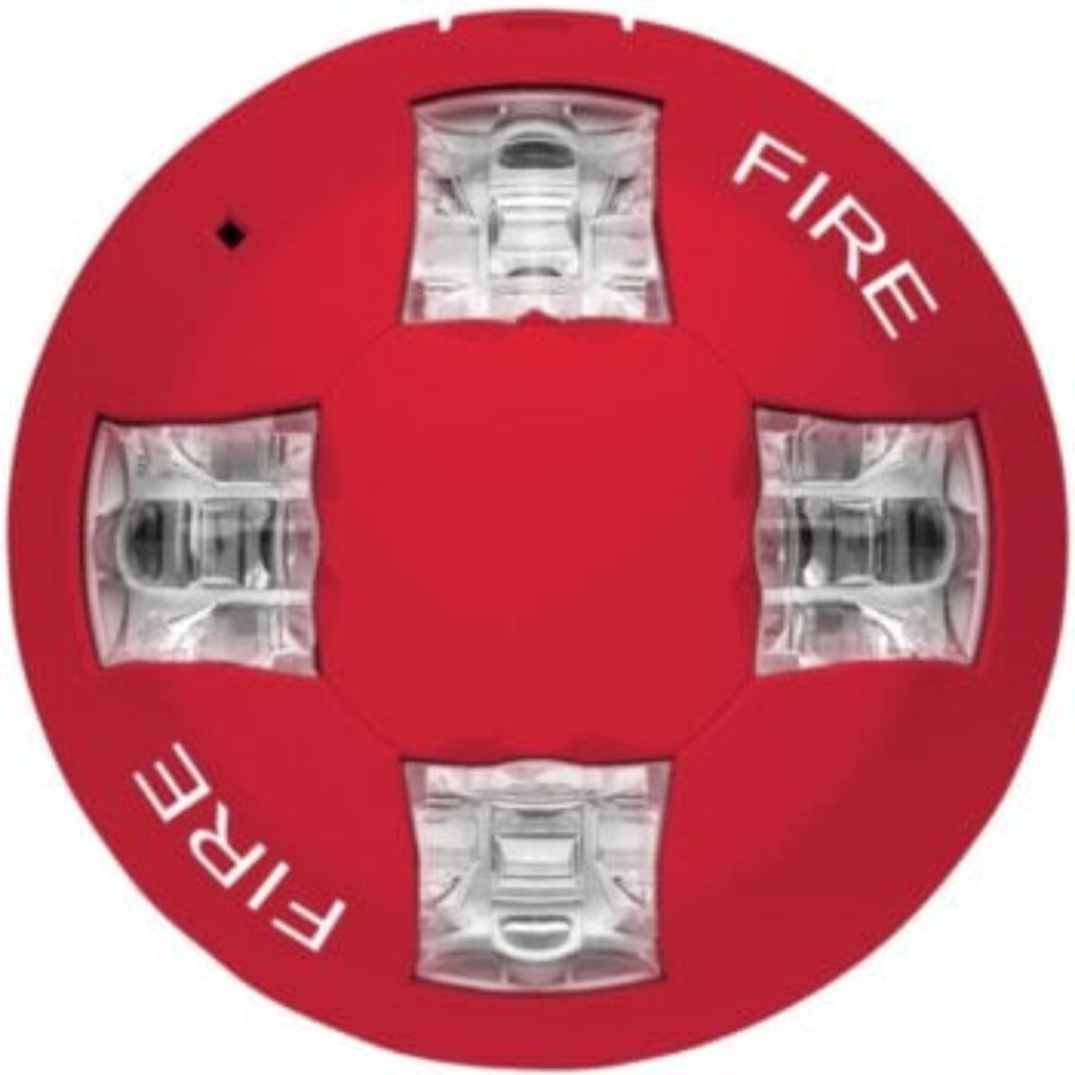 Edwards (GCVRF) Ceiling strobe, 15-115cd, red, fire marking. grsw