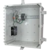 STI (EP201608-O5) Polycarbonate Enclosure with NEMA 3R Filter Fan w/ Filter Vent and Power Distribution Strip, 20 x 16 x 8, Opaque - Image 4