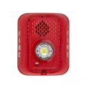 System Sensor P2RLED LED Horn Strobe- Wall-Mount, FIRE, Red