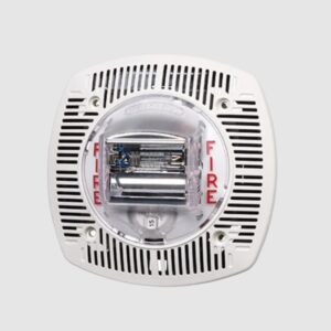 GENTEX (SSPK24WLPW) Speaker/Strobe, 25 or 70.7 VRMS, Selecta