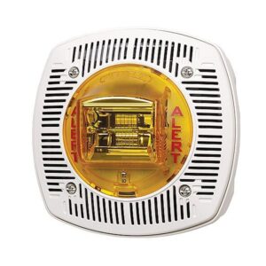 GENTEX (SSPKA24-15/75AWW) Speaker/Strobe, 25 or 70.7 VRMS
