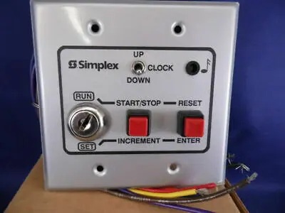 Simplex 6303-9202, Simplex (6303-9202) Digital Clock / Timer Control Station