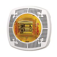 GENTEX (WSSPKA24-15/75AWW) Outdoor Speaker/Strobe, 25 or 70.7 VRMS,