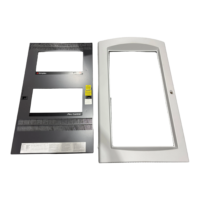 SIMPLEX (4100-2105) 2 BAY GLASS DOOR&RETAINER PLAT
