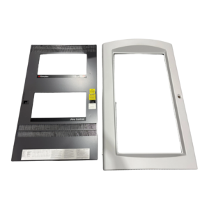 SIMPLEX (4100-2105) 2 BAY GLASS DOOR&RETAINER PLAT