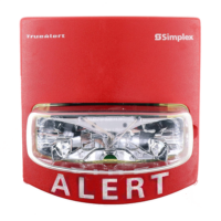 SIMPLEX (4905-9841) ALERT VO COVER ONLY RED