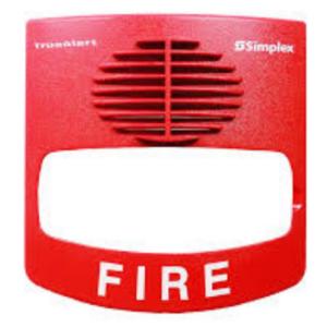 SIMPLEX (4905-9994) A/V COVER, RED, TRUEALERT