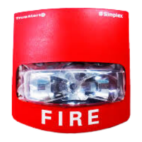 SIMPLEX (49VO-WRFO) VO, WALL RED FIRE WEATHERPROOF
