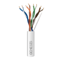 GENESIS (50881101) 24/4PR CAT 5E; CATEGORY 5E, PLENUM; WHIT