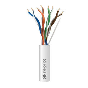 GENESIS (50881101) 24/4PR CAT 5E; CATEGORY 5E, PLENUM; WHIT