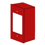 Simplex 59WPBB-WR - Simplex (59WPBB-WR) Led avvoao wp backbox wall red ...