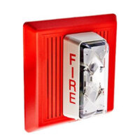 EDWARDS (757-8A-T) 110 cd Temporal Horn/Strobe - 24 Vdc, Re