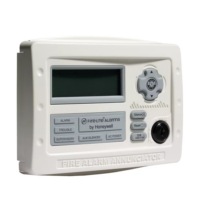 FIRE-LITE (ANN-80-W) 80 CHAR LCD SERIAL ANNUNCIATOR, WHITE