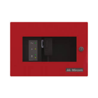 SECUTRON (AUDMAX-RM) Remote Microphone: Backbox, Red Door, Mi