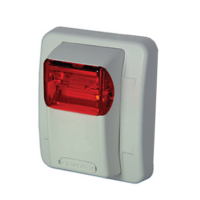 POTTER (CS-24WRW) (4890107) Wall Selectable Red Strobe, Wh