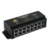 DITEK (DTK-WM8NETS) 8 Channel Wall Mount POE Ethernet Protec