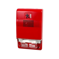 KIDDE COMMERCIAL (EG1R-P) Horn, 24VDC, Red