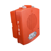 WHEELOCK (EL4XSPST-FR) Eluxa NEMA 4X Speaker Strobe, Red, Clear