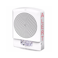 WHEELOCK (ELSPSTW-AL) ELUXA,LED  HF SPKR STR,WHT,WALL,24VDC, 1