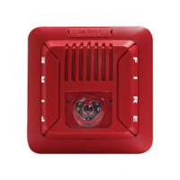 SECUTRON (FHS-400C-RR) Red Ceiling Mount Horn/Strobe