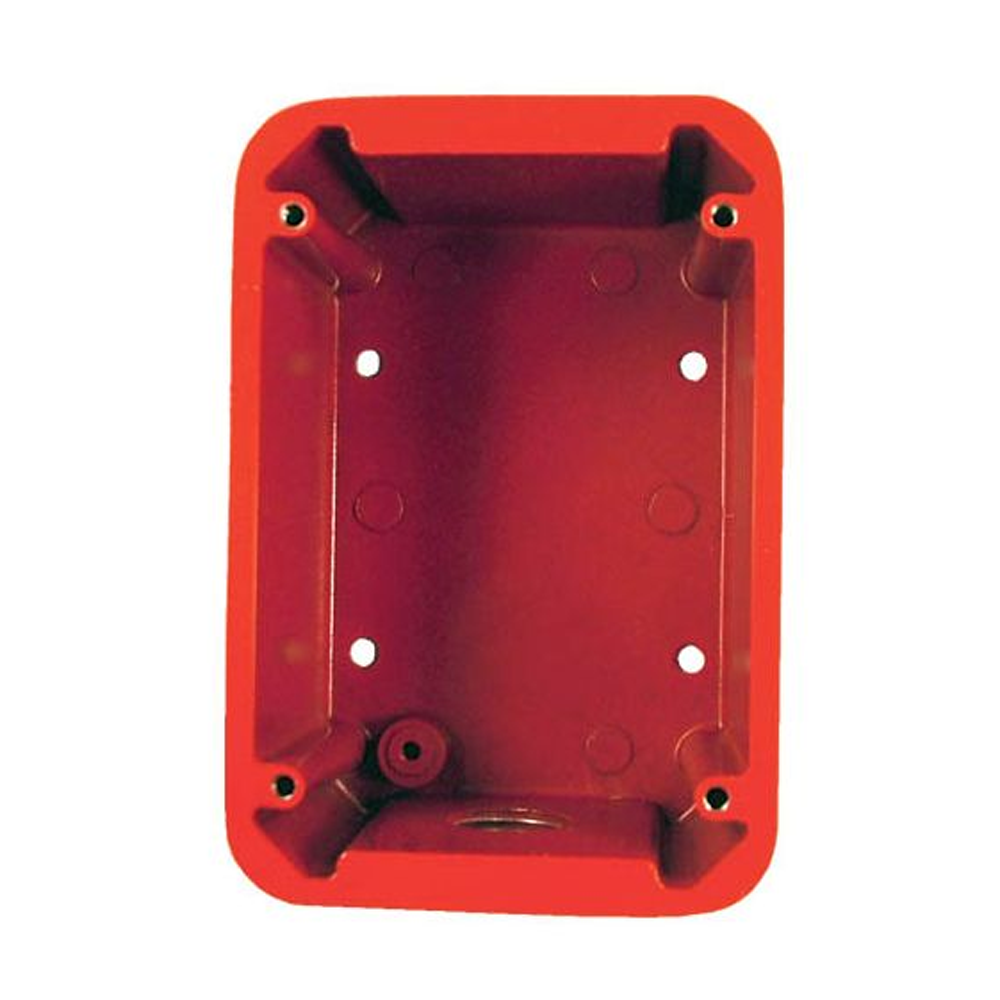 Bosch (FMM-100WPBB-R) Surface Mount Backbox - Red, Die Cast Metal, Weatherproof