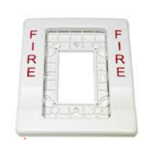 EDWARDS (G1T-FIRE) Genesis 1-gang to 4 inch Trim, White, wi