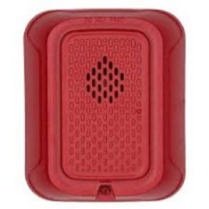 SYSTEM SENSOR (HRL) Horn, Wall Mount, No Marking, Red