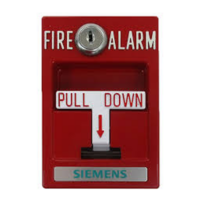 SIEMENS (MSM-K-WP) MANUAL METAL WEATHERPROOF PULL STATION W