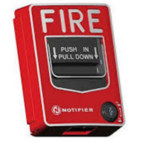 NOTIFIER (NBG-12) DUAL ACTION  STATION, RED, TERMINAL BLOC