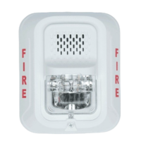 SYSTEM SENSOR (P2WLED) LED HORN STROBE; WALL; WHITE; FIRE; 2-WI