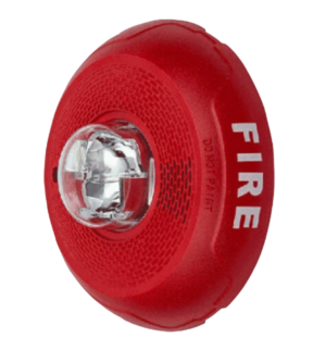 SYSTEM SENSOR (PC2RLED) LED HORN STROBE; CEILING; RED; FIRE; 2-W