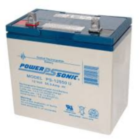 POWER SONIC (PS-12550 U) BATTERY, 12 VOLT, 55 AH.