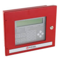 POTTER (RA-6500FR) 160 Char LCD Remote Anctr, Flush Mt, Red