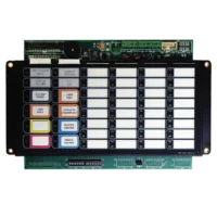 SECUTRON (RAM-1032TZDS) Main Annunciator Chassis  c/w 32 Bi-colo